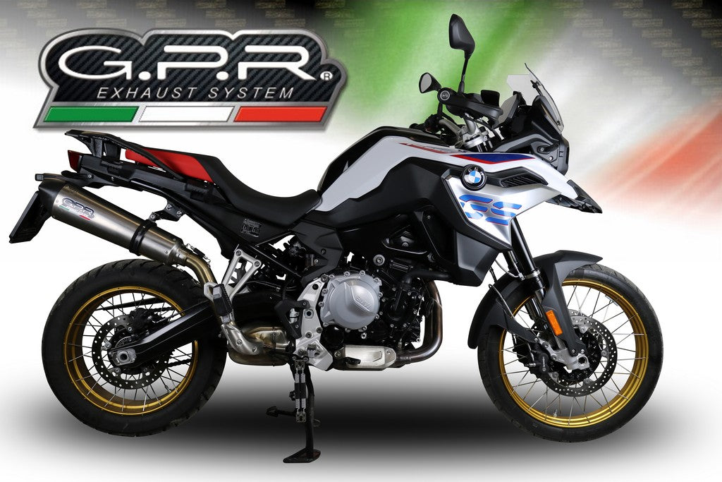 GPR BMW F850GS / Adventure Slip-on Exhaust "GP Evo 4 Titanium" (EU homologated)