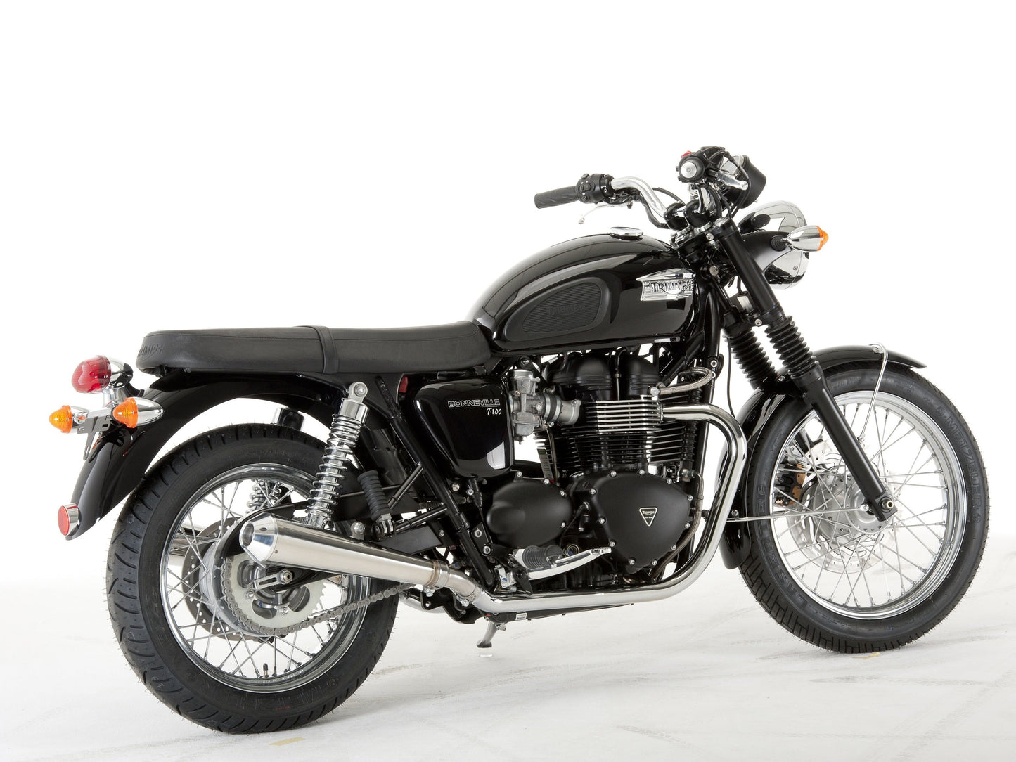 QD EXHAUST Triumph Thruxton Dual Slip-on Exhaust "MaXcone" (EU homologated)