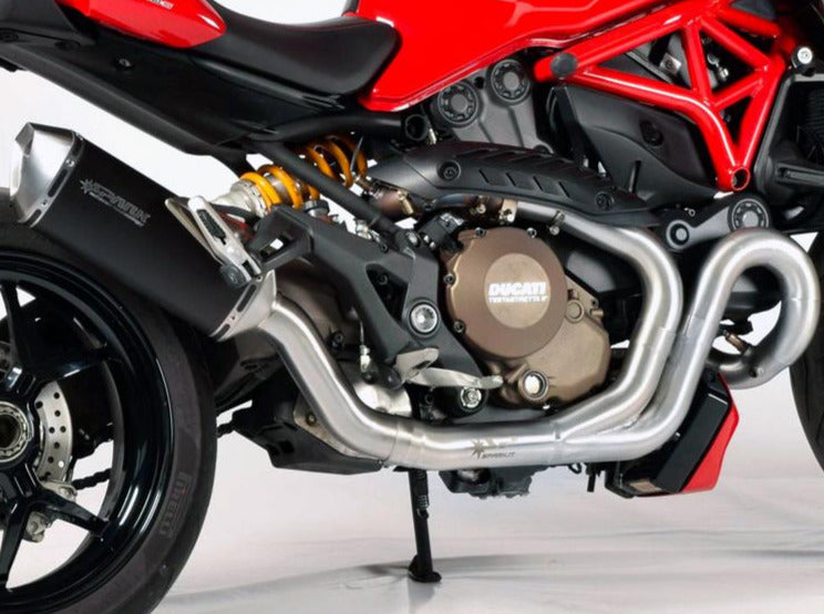 SPARK GDU0831 Ducati Monster 821 (14/17) Slip-on Exhaust "Force" – Accessories in the 2WheelsHero Motorcycle Aftermarket Accessories and Parts Online Shop