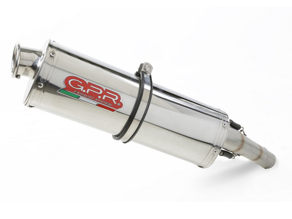 GPR BMW F650GS Twin (08/12) Slip-on Exhaust "Trioval" (EU homologated)