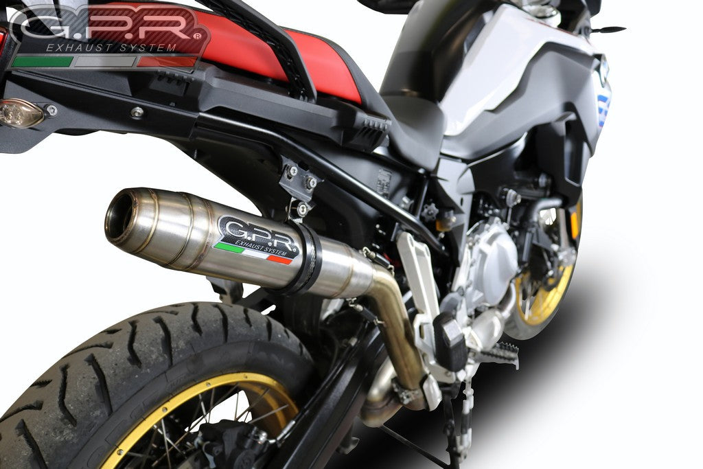 GPR BMW F850GS / Adventure Slip-on Exhaust "Deeptone Inox" (EU homologated)