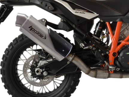 HP CORSE KTM Adventure / Super Adventure (13/20) Slip-on Exhaust "4-Track R Titanium" (EU homologated)